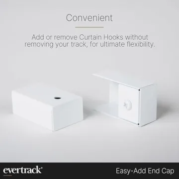 EverTrack Curtain Track Ceiling Mounted - Made in USA - 12 Feet