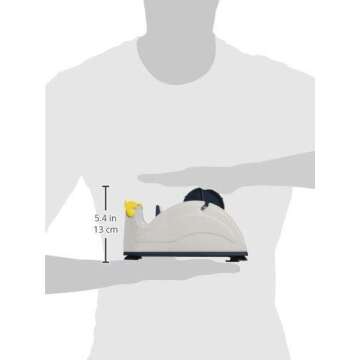 Excell ET-12271 Extra Wide Multi-Track Multi-Rolls Desktop Tape Dispenser, 3 Inches Core Diameter; 2 Inches Wide