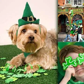 NAMSAN St Patrick's Day Pet Costume for Small Pets