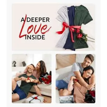 DAVID ARCHY Men's Moisture-Wicking Bamboo Undershirts 3-Pack