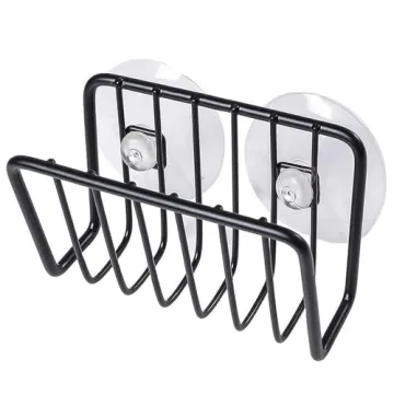 Toplife Rust-Proof Suction Cup Sponge Holder - Stylish & Durable Kitchen Essential