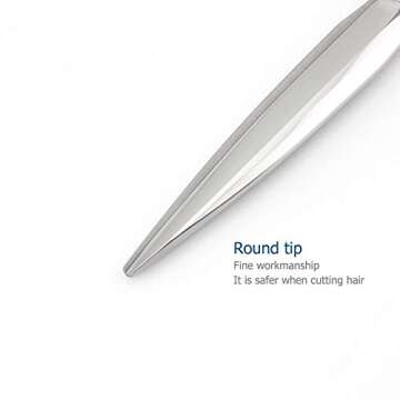 Hair Scissors 6 Inch Barber Scissors Haircut Scissors Japan 440C Steel Barber Shears Hair Cutting Scissors Kinsaro