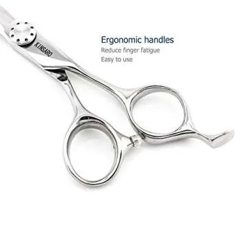 Hair Scissors 6 Inch Barber Scissors Haircut Scissors Japan 440C Steel Barber Shears Hair Cutting Scissors Kinsaro