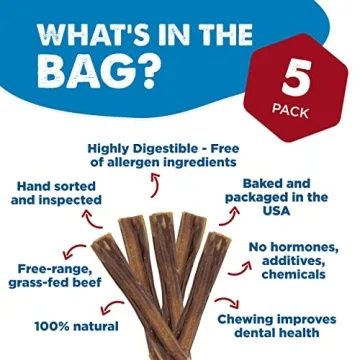 Best Bully Sticks - 6 Inch All-Natural Beef Dog Treats