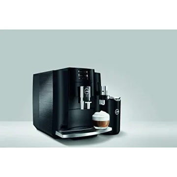 Jura E8 Piano Black Automatic Coffee Machine with Customization