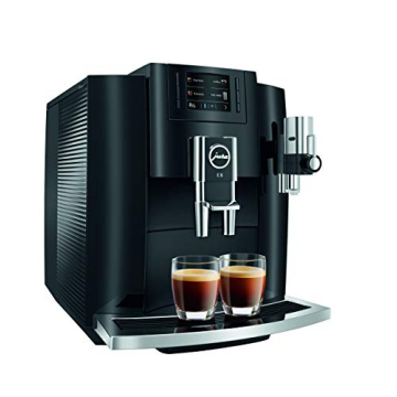 Jura E8 Piano Black Automatic Coffee Machine with Customization