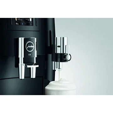 Jura E8 Piano Black Automatic Coffee Machine with Customization