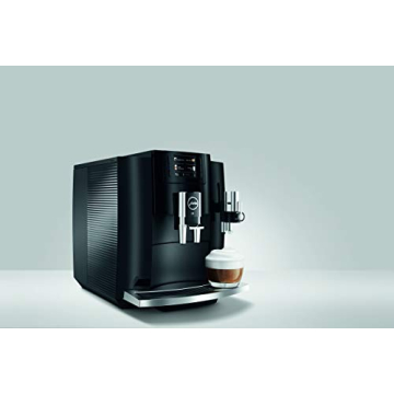 Jura E8 Piano Black Automatic Coffee Machine with Customization