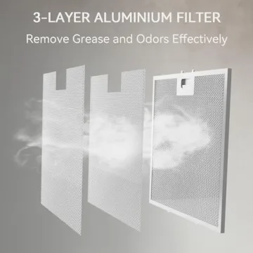 Stylish Hermitlux 30 Inch Under Cabinet Range Hood