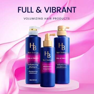 Hair Biology Full & Vibrant Set - Volumizing & Thickening Hair Care Collection