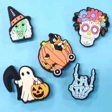 Pabucle Shoe Charms, Lot of 25,40,80,100,120,200PCS Random PVC Different Shoe Charms for Clog Shoes Decoration Charms (40)