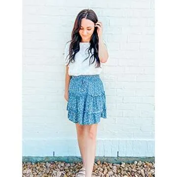 BTFBM Women’s Swiss Dot Casual Summer Blouse - Stylish & Comfort