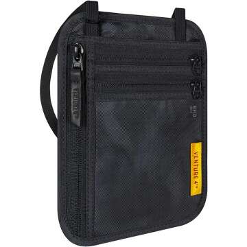 VENTURE 4TH RFID Blocking Travel Neck Wallet