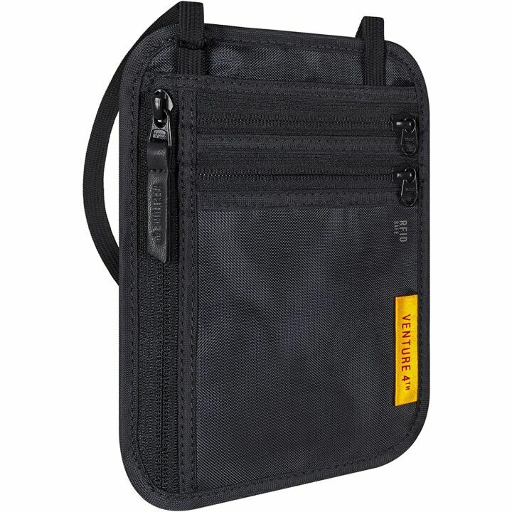 VENTURE 4TH RFID Blocking Travel Neck Wallet