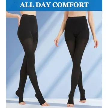 MGANG Medical Compression Pantyhose for Edema and Varicose Veins