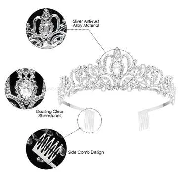 Elegant Makone Crown Tiaras for All Occasions