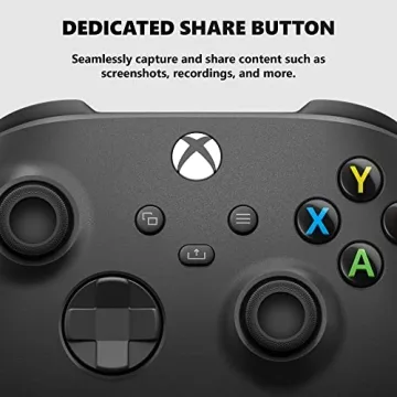 Xbox Core Wireless Controller Carbon Black Renewed