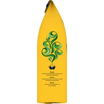 Gevalia Espresso Dark Roast 100% Arabica Ground Coffee 12 oz Bag