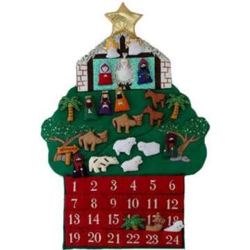 Kubla Crafts Nativity Advent Calendar for Kids and Families