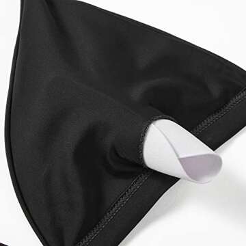 SUUKSESS Women High Waisted High Cut Bikini Set Sexy Triangle Two Piece Swimsuits