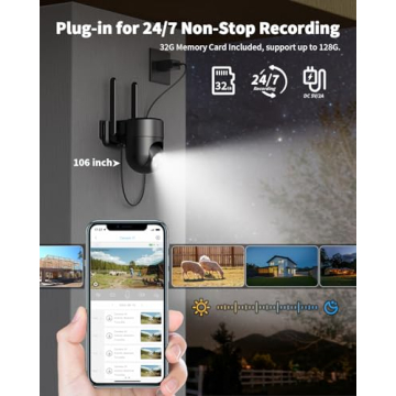 LIWAN 4G LTE Outdoor Security Camera - No WiFi Needed