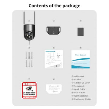 LIWAN 4G LTE Outdoor Security Camera - No WiFi Needed