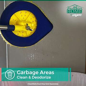 CHOMP! Painted Wall Cleaner Spray: Healthier Home 5-Minute CleanWalls 4-in-1 Multipurpose, Ceiling and Baseboard Cleaning - Dirt, Dust, Odor and Stain Remover - 32 Oz (Holiday Hearth Scent)