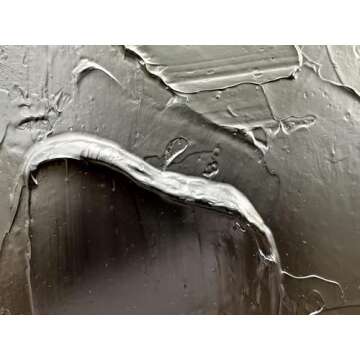 zoinart Black and White Large Canvas Wall Art 60x30 Inches Hand Painted Abstract Oil Paintings Minimalist Modern Textured Contemporary Wall Art