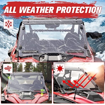 Durable A & UTV PRO Windshield for Polaris RZR 2020-2024