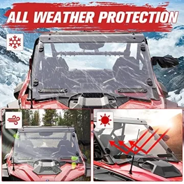 Durable A & UTV PRO Windshield for Polaris RZR 2020-2024