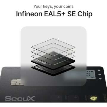 SecuX Shield Bio Wallet - Biometric Crypto Storage Solution