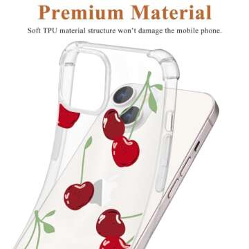 Stylish JOYLAND Cherry Case for iPhone 12/12 Pro