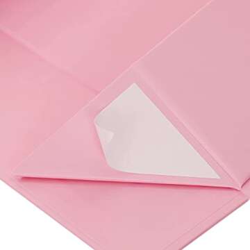 Pink Gift Box with Satin Ribbon Collapsible 11x7.8x3.5 Inches Gift Box with Magnetic Closure Matte Textured Finish Box for Wedding Gifts.