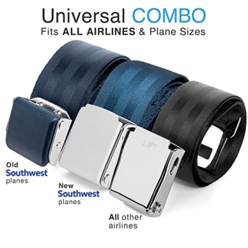 Mirone Airplane Seat Belt Extender Adjustable for All Airlines
