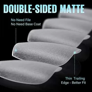 TOMICCA Coffin Nail Tips: Soft Gel Nail Art Must-Have 240Pcs