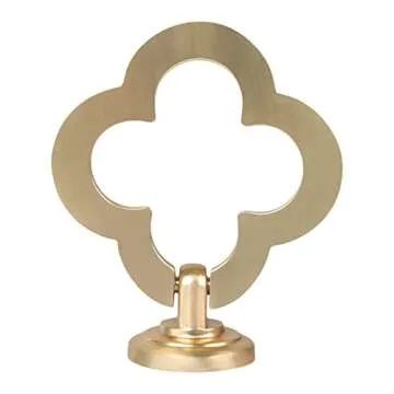 Premium Gold Flower Cabinet Knobs - Vintage Style for Home Decor