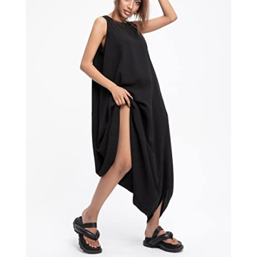 ellazhu Women's Summer Black Harem Jumpsuit for All Occasions