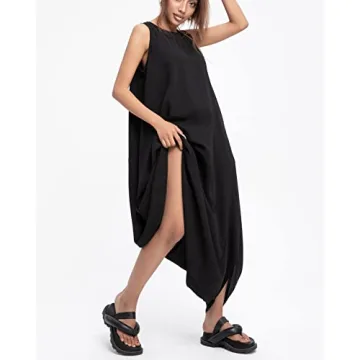 ellazhu Women's Summer Black Harem Jumpsuit for All Occasions