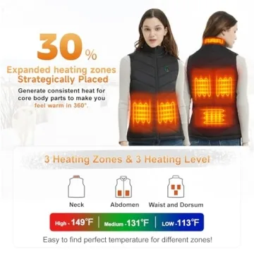 KOVNLO Women's Heated Vest - Stylish & Functional Warmth