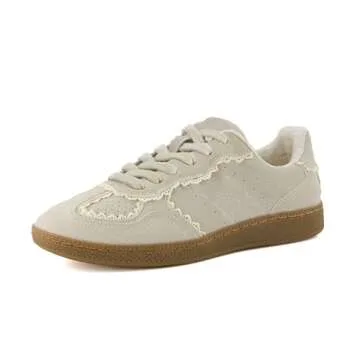 CUSHIONAIRE Belinda Lace Detail Casual Sneakers for Women