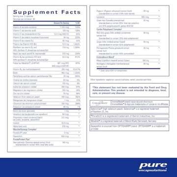 Pure Encapsulations Men's Nutrients - Multivitamin Mineral Supplement to Support Energy, Endurance & Stamina in Men Over 40* - with Vitamin D, Vitamin C & Trace Minerals - 180 Capsules