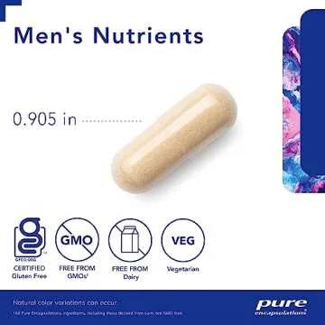 Pure Encapsulations Men's Nutrients - Multivitamin for Men 40+