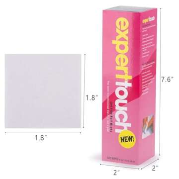 BTYMS 650 Pcs Lint Free Nail Wipes Gel Nail Polish Remover Pads Nail Cotton Pads for Polish Removal