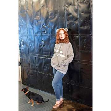 Comfortable Unisex Pet Holder Hoodie Sweatshirt