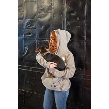 Comfortable Unisex Pet Holder Hoodie Sweatshirt