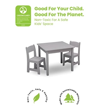Delta Children MySize Kids Table and Chair Set for Toddlers