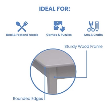 Delta Children MySize Kids Table and Chair Set for Toddlers