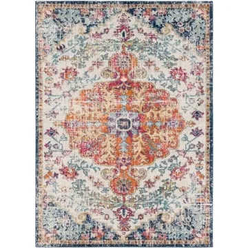 Livabliss Odelia Vintage Bohemian Area Rug 5'3" x 7'3"