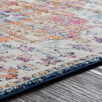 Livabliss Odelia Vintage Bohemian Area Rug 5'3" x 7'3"