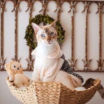 Fitwarm Knitted Pet Sweater for Small Dogs - Comfortable & Stylish